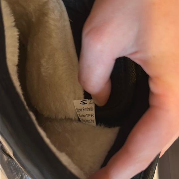 Black Kids Winter Boots - Picture 8 of 10